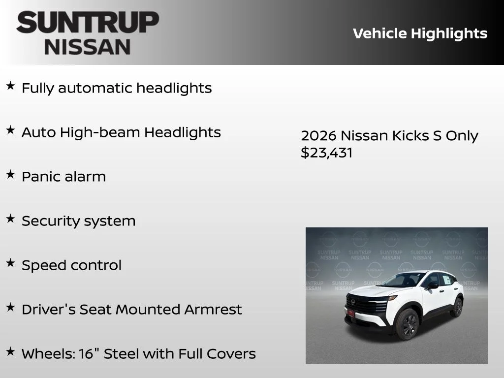 New 2026 White Nissan S image 30