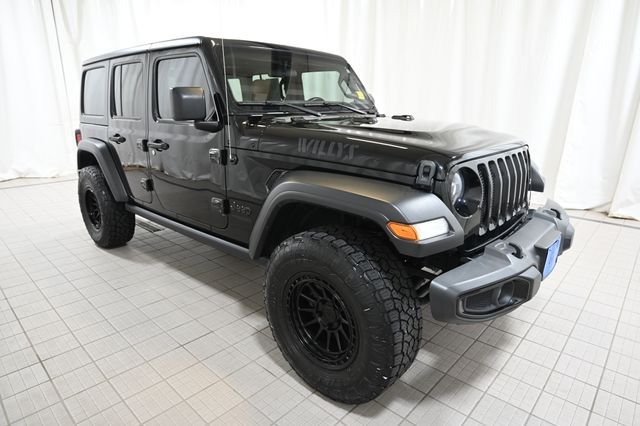 Used 2021 Black Jeep Unlimited Willys image 14