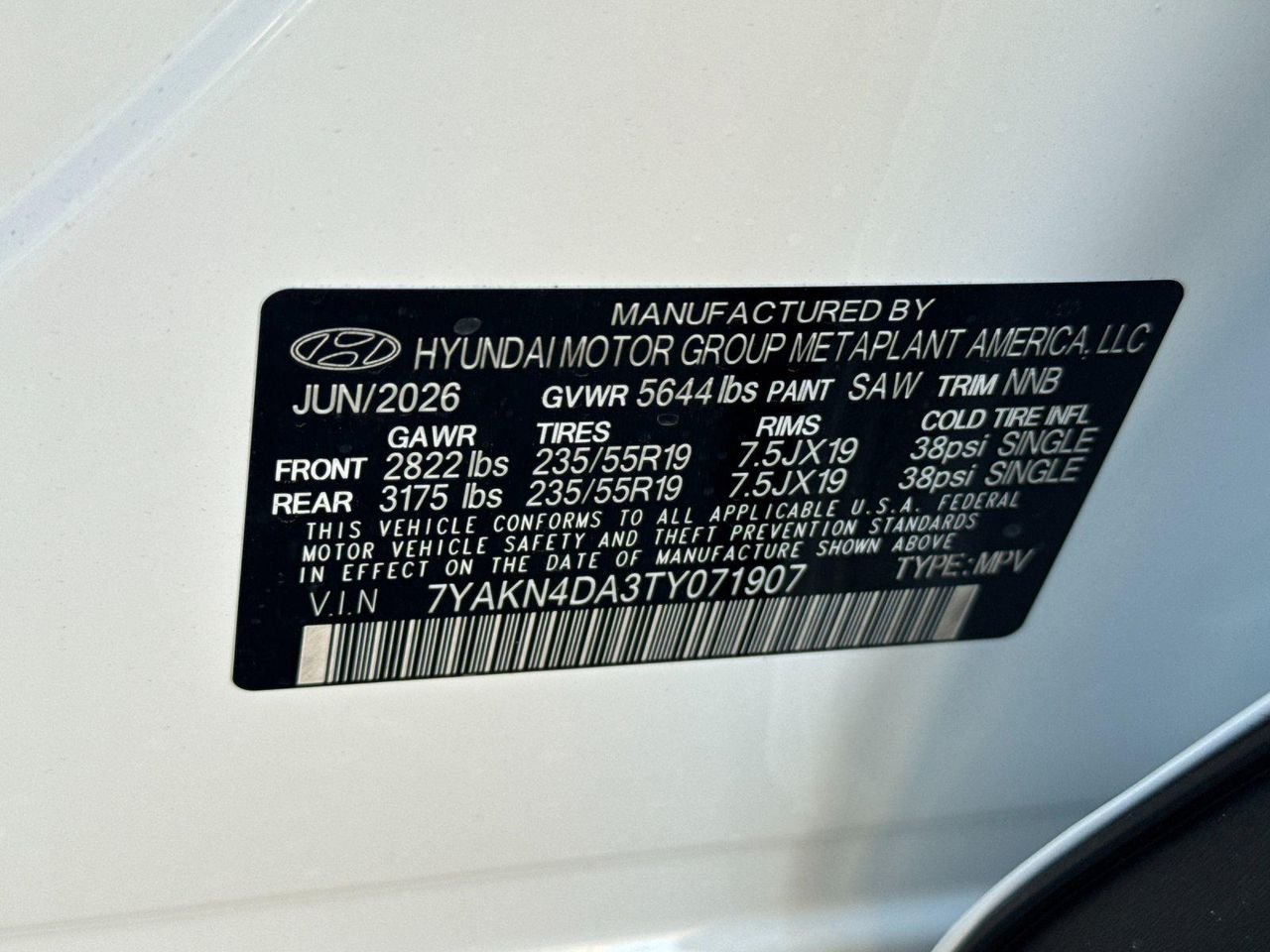 New 2026 White Hyundai SEL image 27
