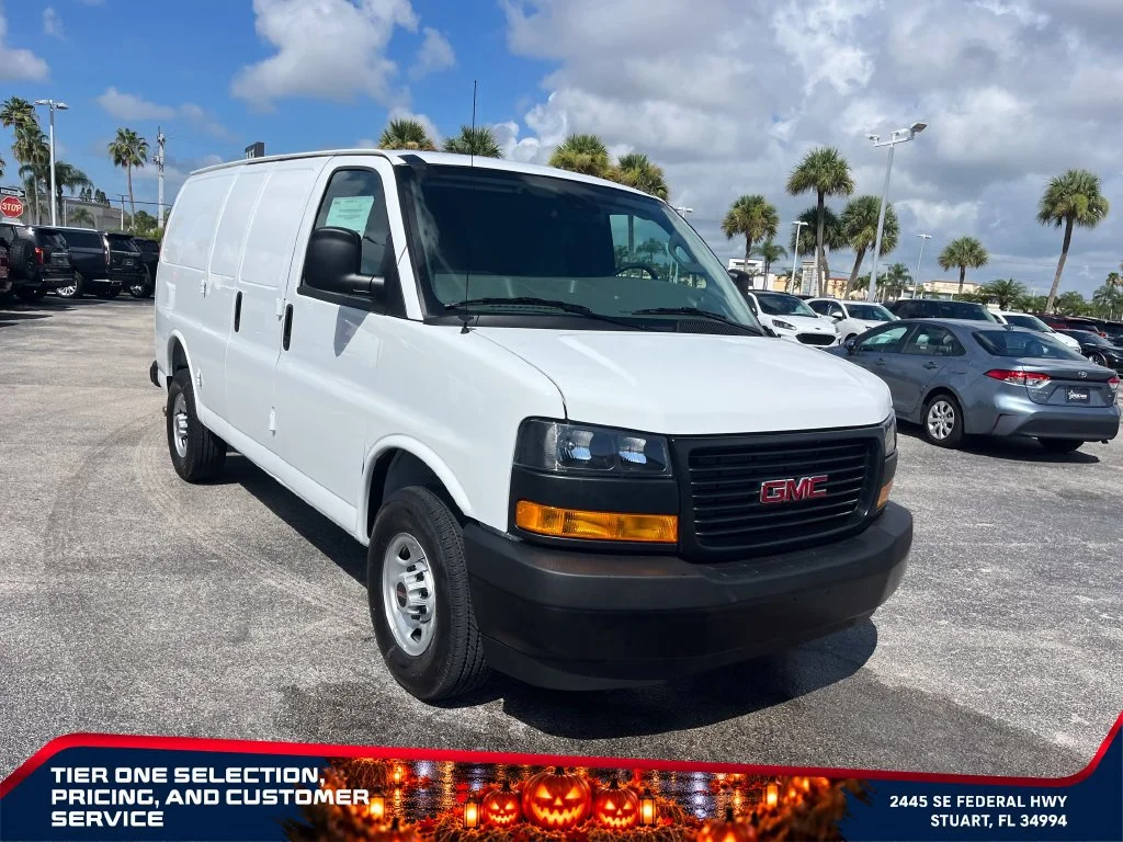 New 2026 Summit White GMC Work Van image 3