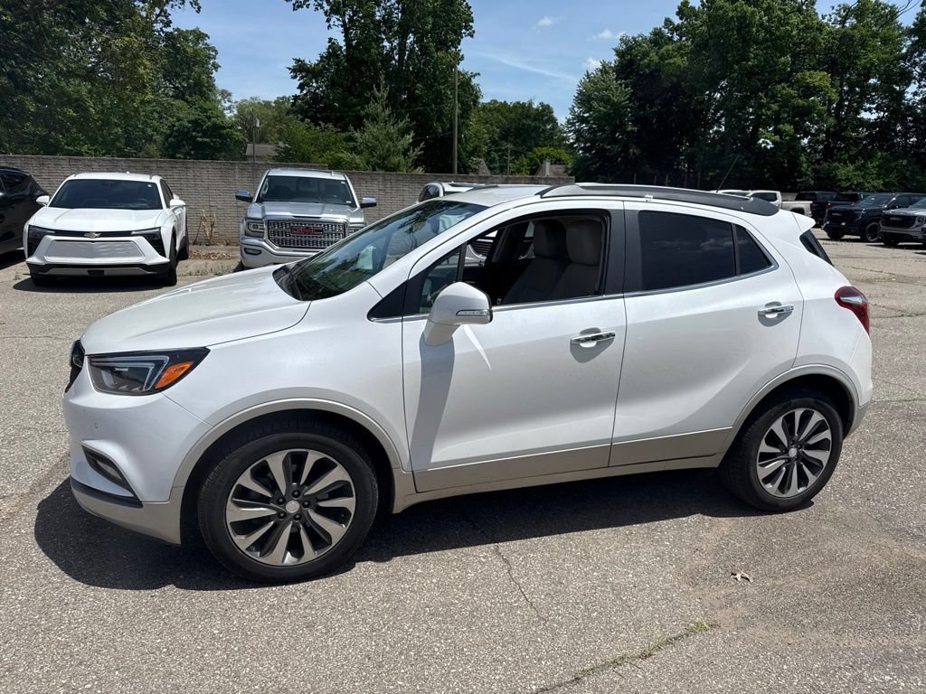 Used 2018 Includes (BQX) Satin Nickel Metallic lower exterior accent color, Paint code W733J. Buick Premium image 5