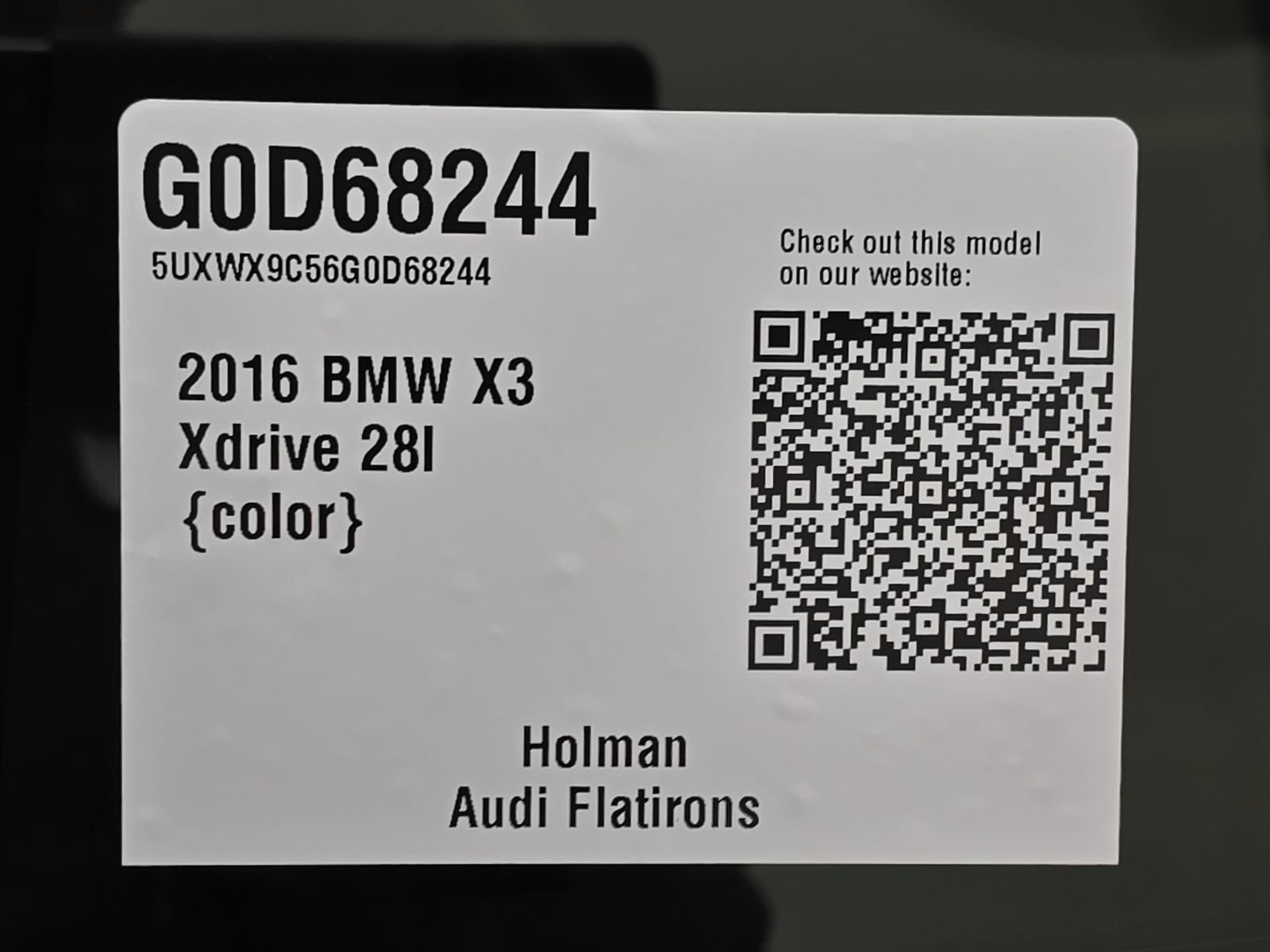 2016 BMW X3 xDrive28i - Photo 37