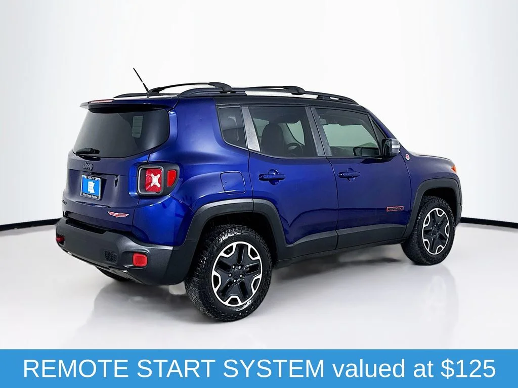 Used 2016 Jetset Blue Jeep Trailhawk image 8