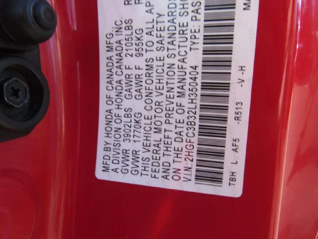 Used 2020 Rallye Red Honda EX image 27