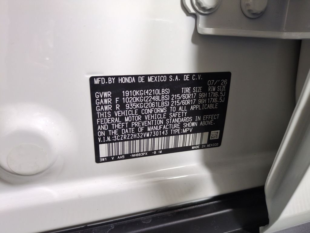 New 2027 Platinum White Pearl Honda LX image 28