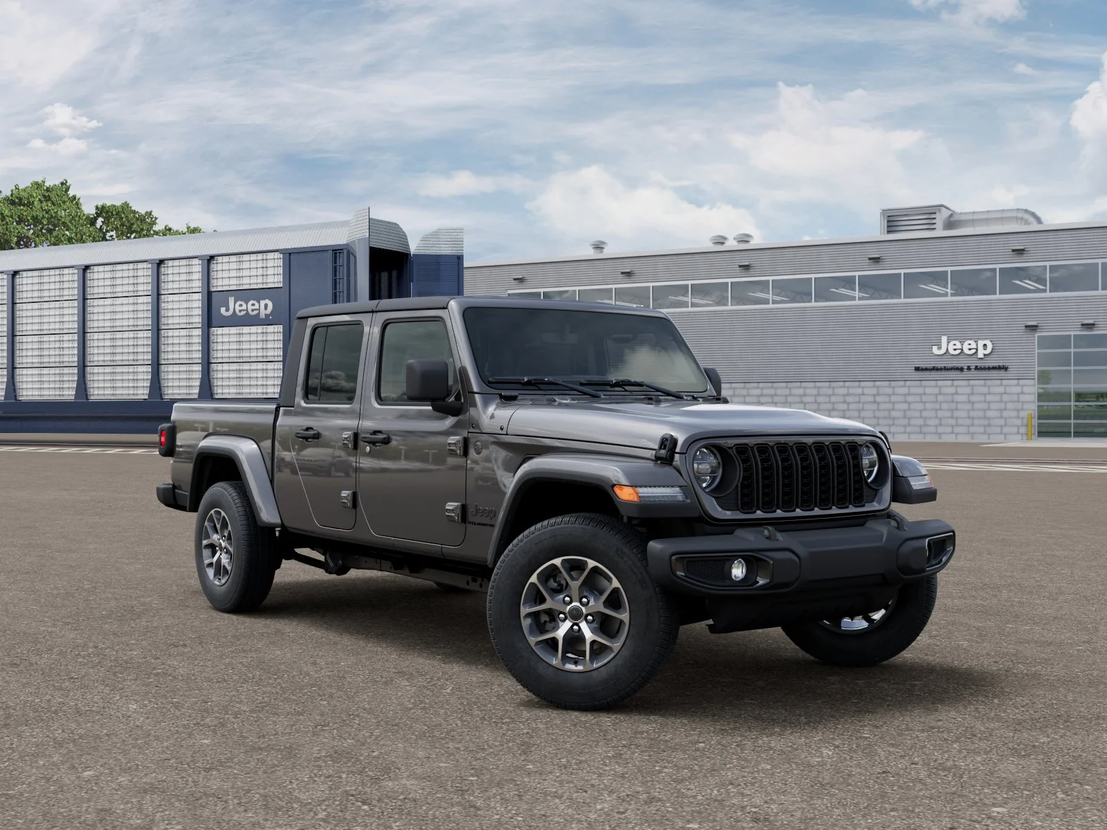 New 2026 Granite Crystal Metallic Clear-Coat Exterior Paint Jeep Sport S image 3