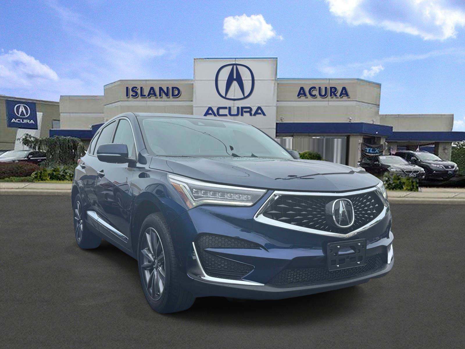 Certified Used 2021 Fathom Blue Pearl Acura SH-AWD with Technology Package image 1