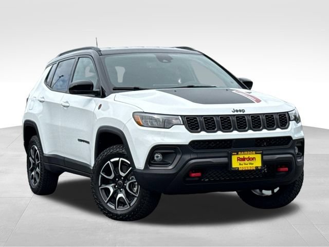 New 2026 Bright White Clear-Coat Exterior Paint Jeep Trailhawk image 1