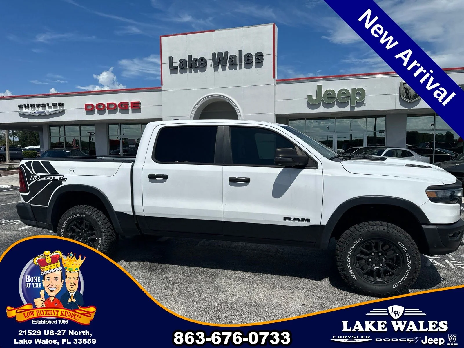 Used 2025 White Ram Rebel image 2