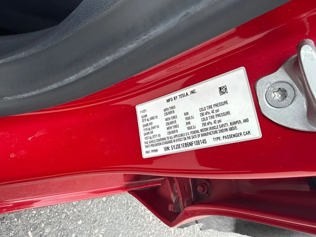 Used 2022 Red Tesla Long Range image 26