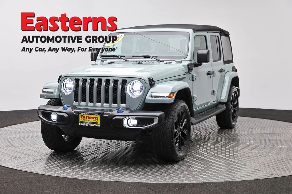 Used 2023 Gray Jeep Sahara 4xe image 1