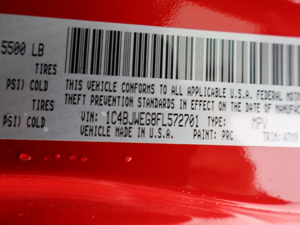 Used 2015 Red Jeep Unlimited Sahara image 13