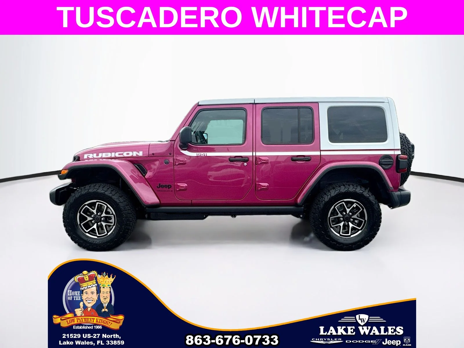 New 2026 Tuscadero Pearl-Coat Exterior Paint Jeep Rubicon image 3