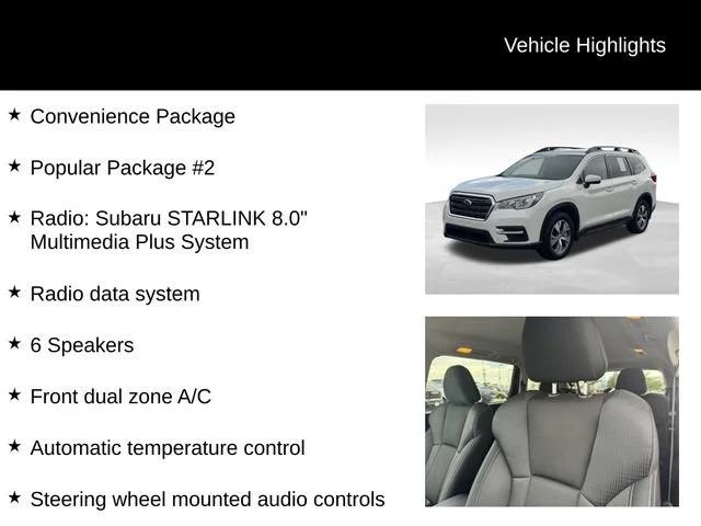 Used 2020 White Subaru Premium image 8