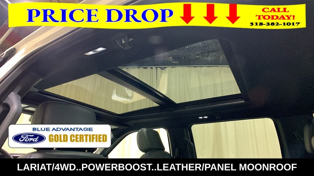 Certified Used 2025 White Metallic Ford Lariat image 27
