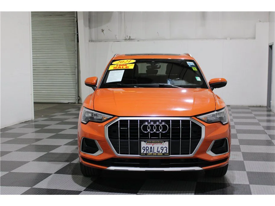 Used 2021 Orange Audi Premium image 2