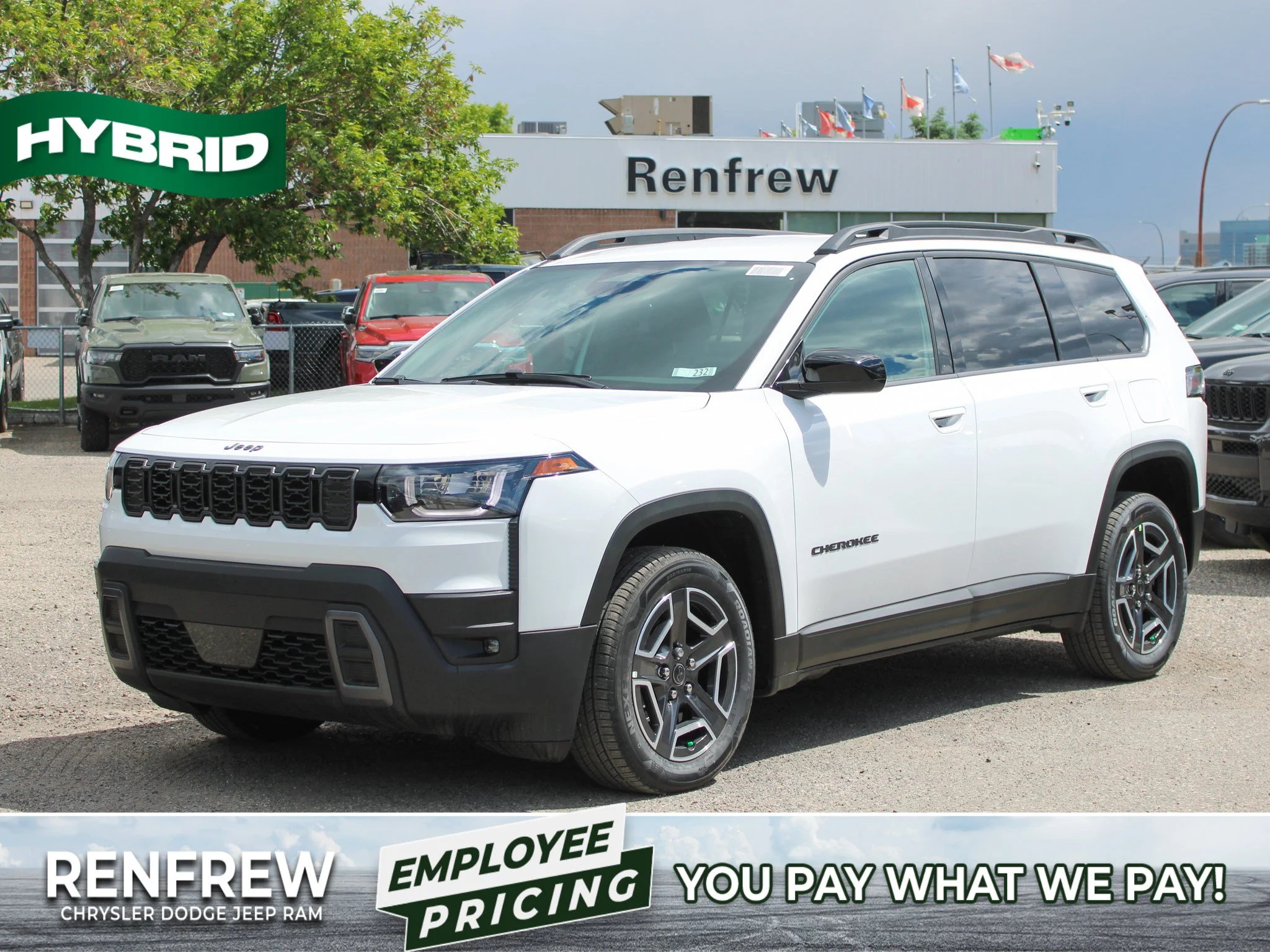New 2026 White Jeep Laredo * Hybrid image 1