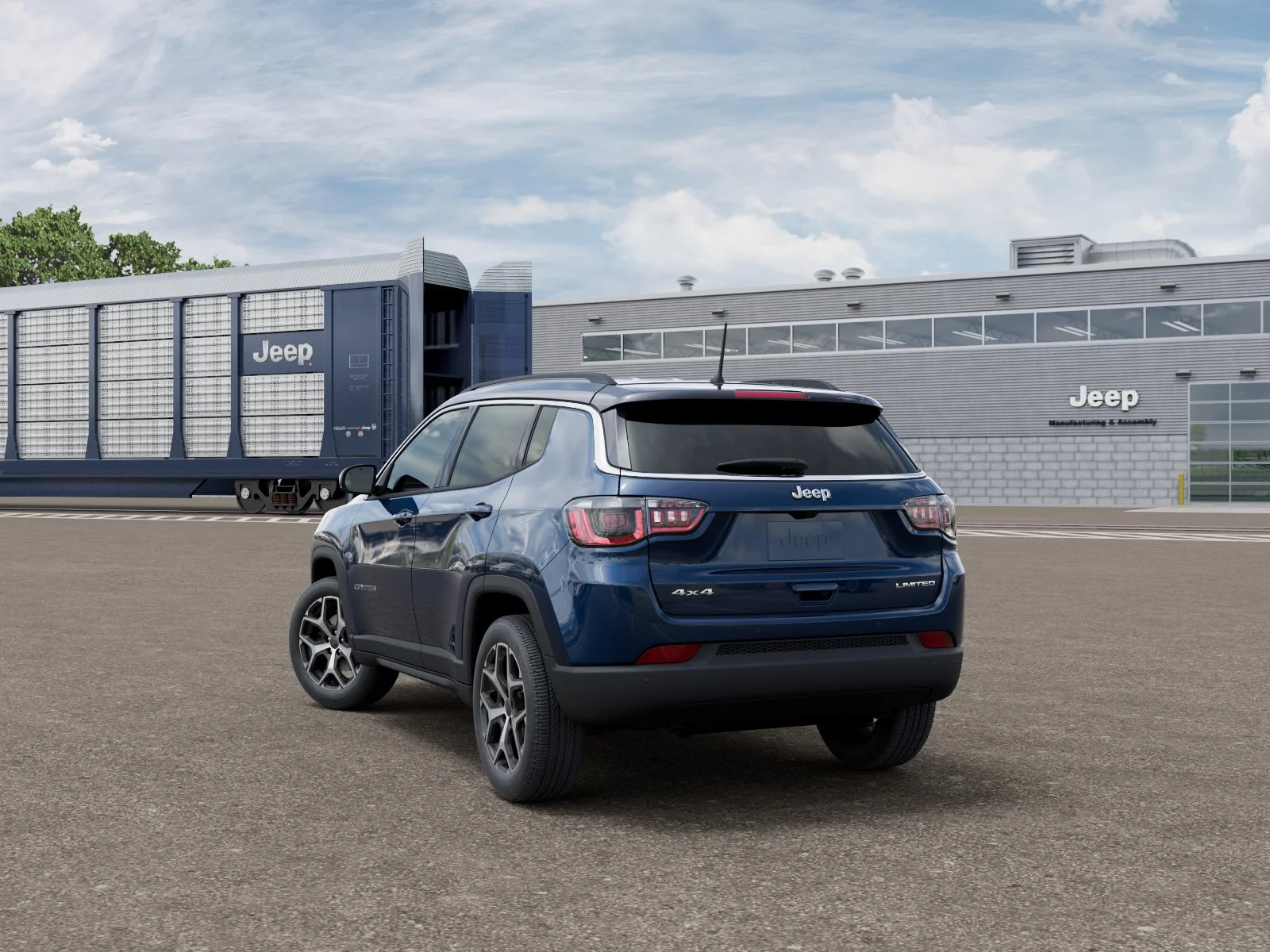 New 2026 Fathom Blue Pearl-Coat Exterior Paint Jeep Limited image 3