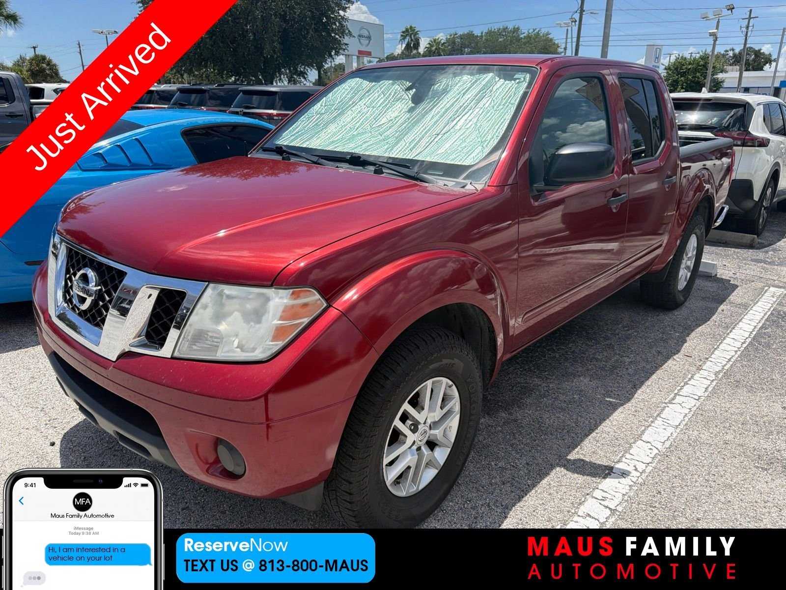 Used 2019 Red Nissan SV image 1