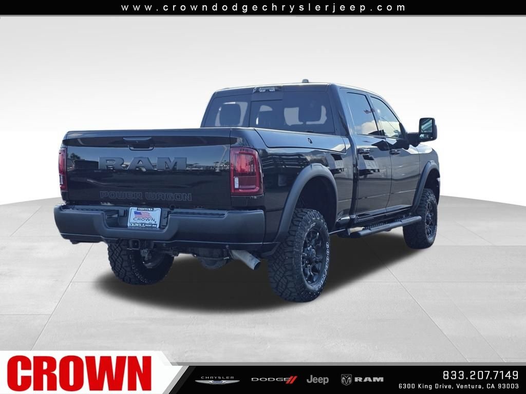 New 2026 Diamond Black Crystal Pearl-Coat Exterior Paint RAM Power Wagon image 5