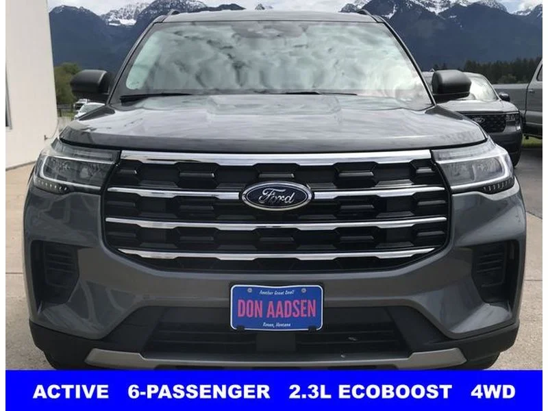 New 2026 Carbonized Gray Metallic Ford Active image 2