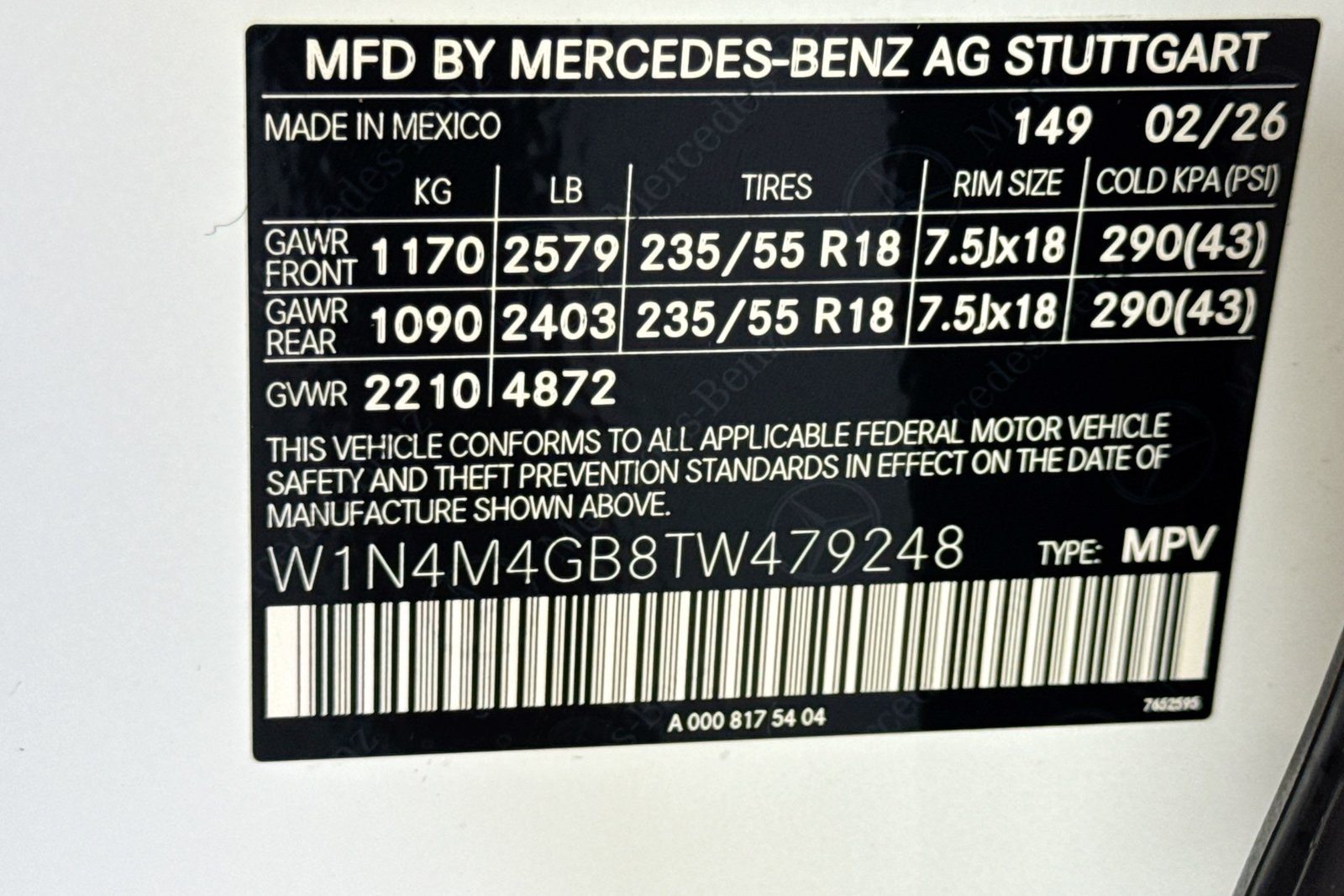 New 2026 Polar White Mercedes-Benz GLB 250 image 30