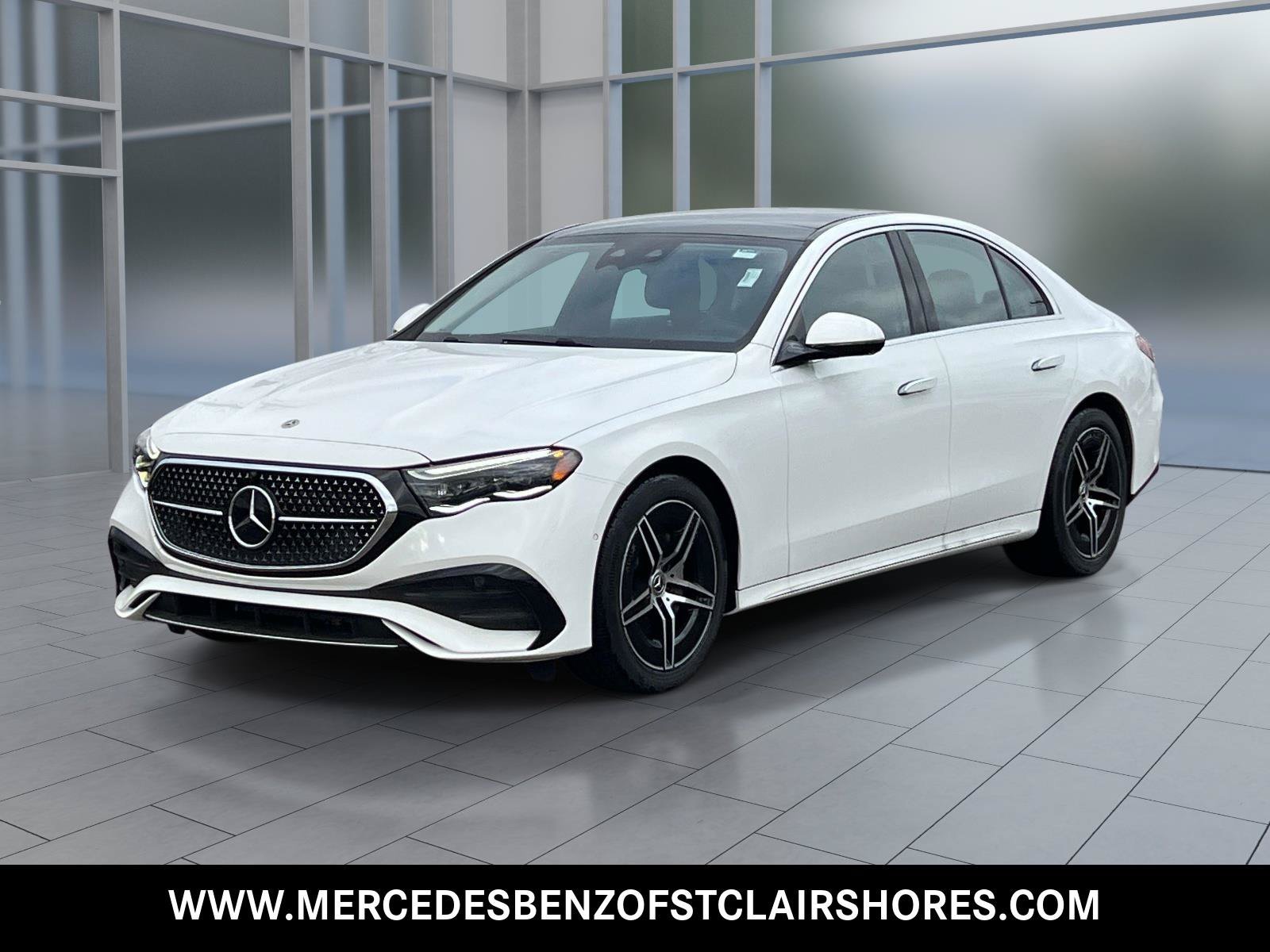 New 2026 Polar White Mercedes-Benz E 350 image 1
