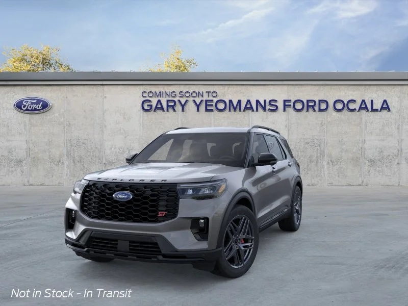 New 2026 Carbonized Gray Metallic Ford ST image 2