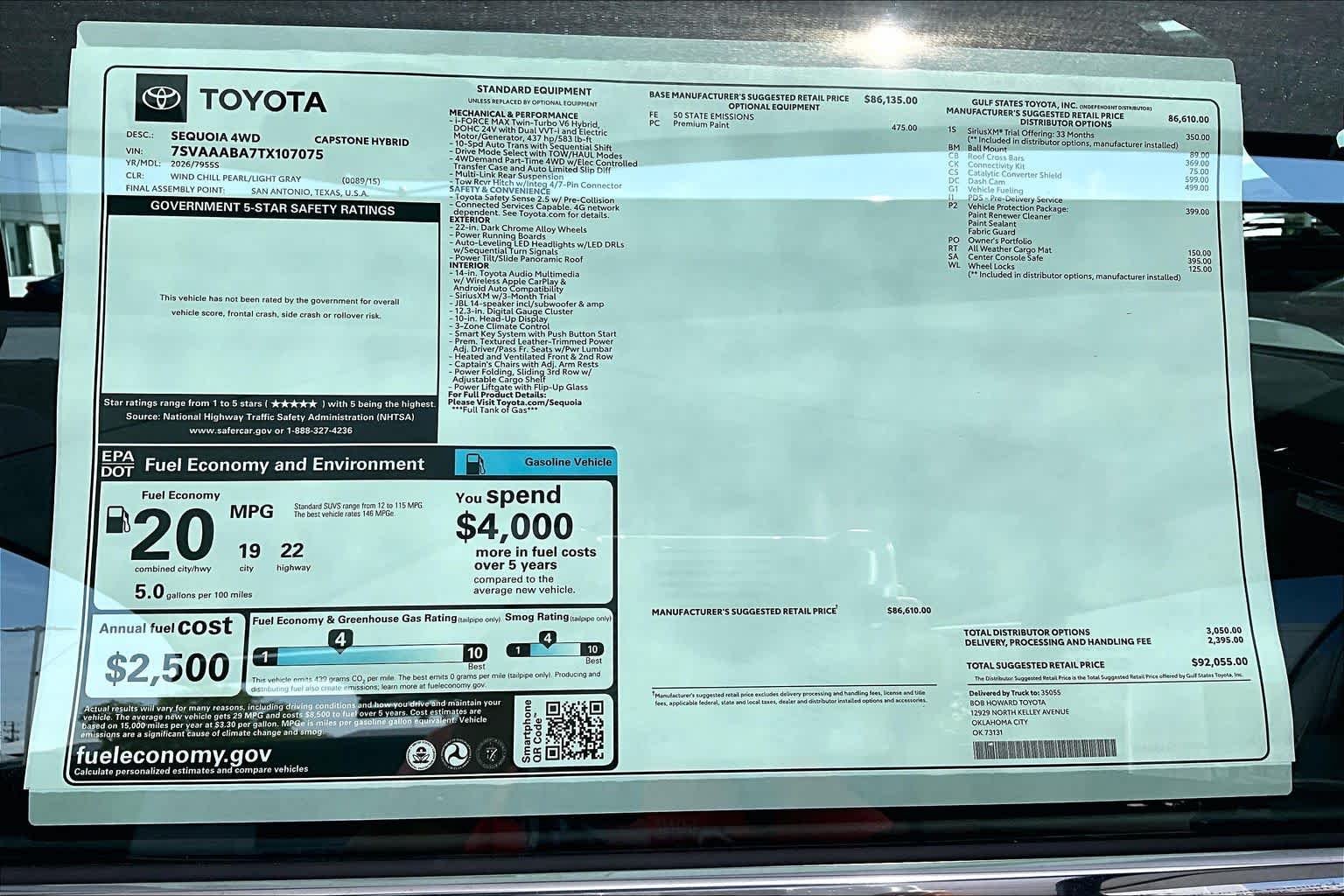 New 2026 Wind Chill Pearl Toyota Capstone image 21