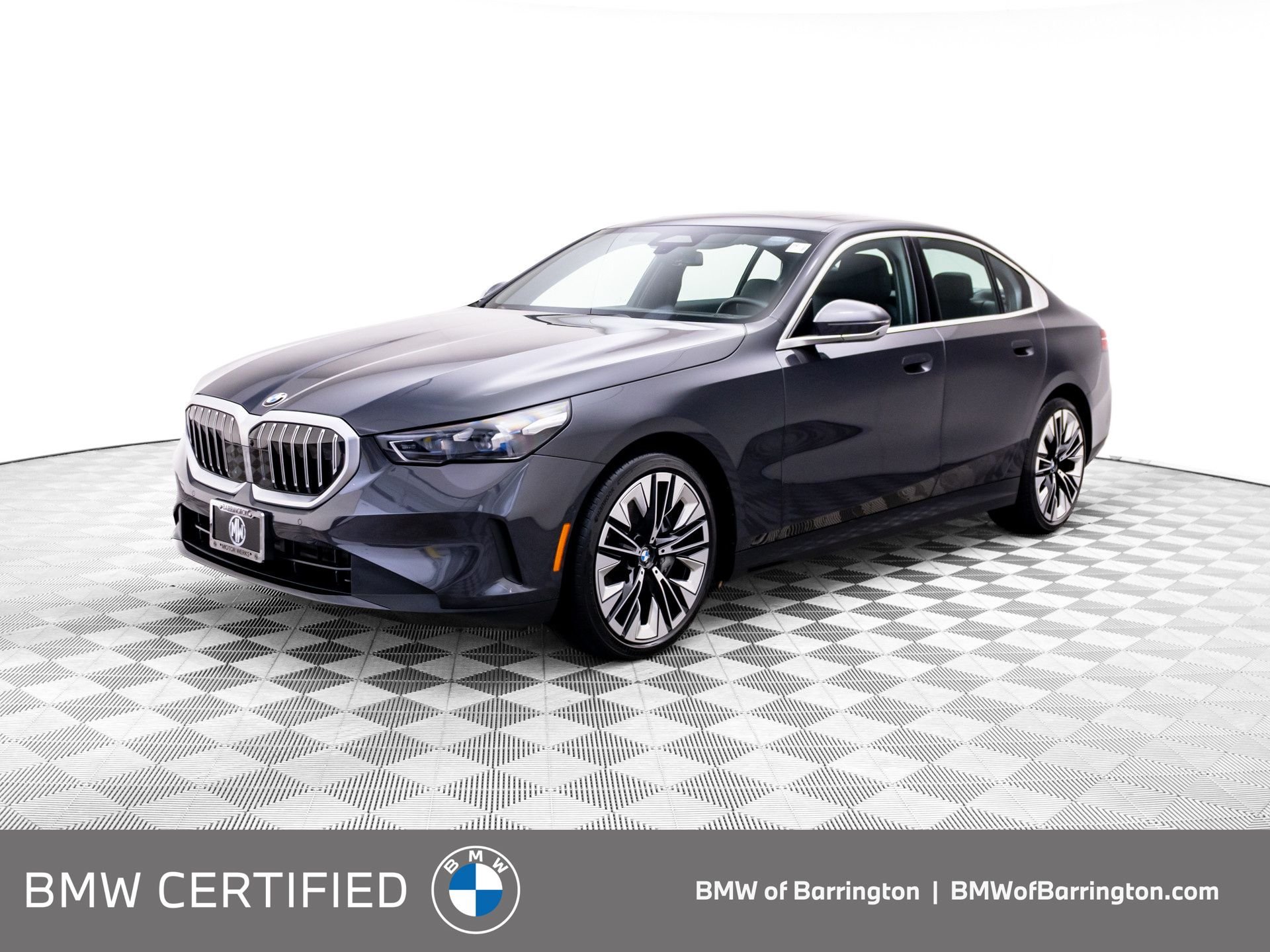 Certified Used 2024 Dark Graphite Metallic BMW 540i xDrive image 1