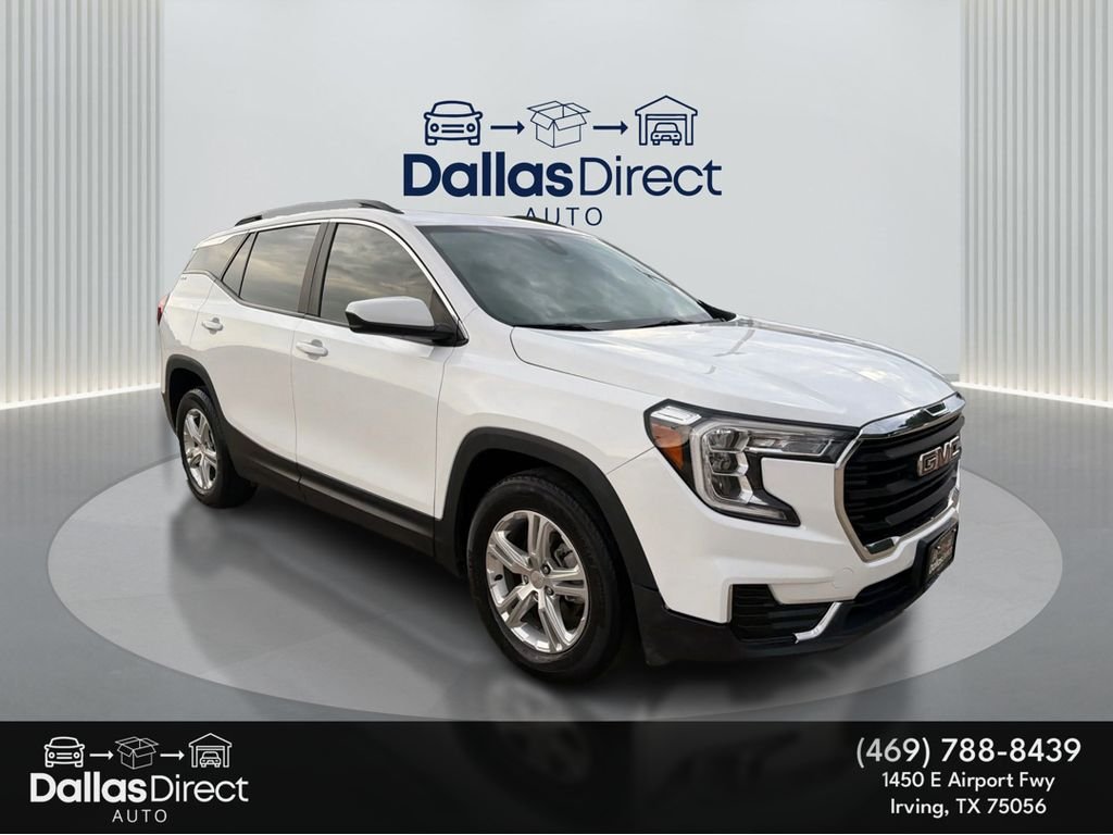 Used 2022 Summit White GMC SLE image 2