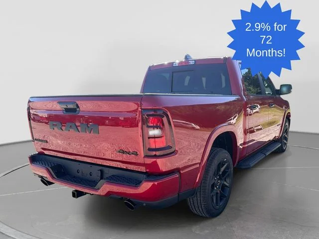 New 2026 Molten Red Pearl-Coat Exterior Paint RAM Laramie image 6