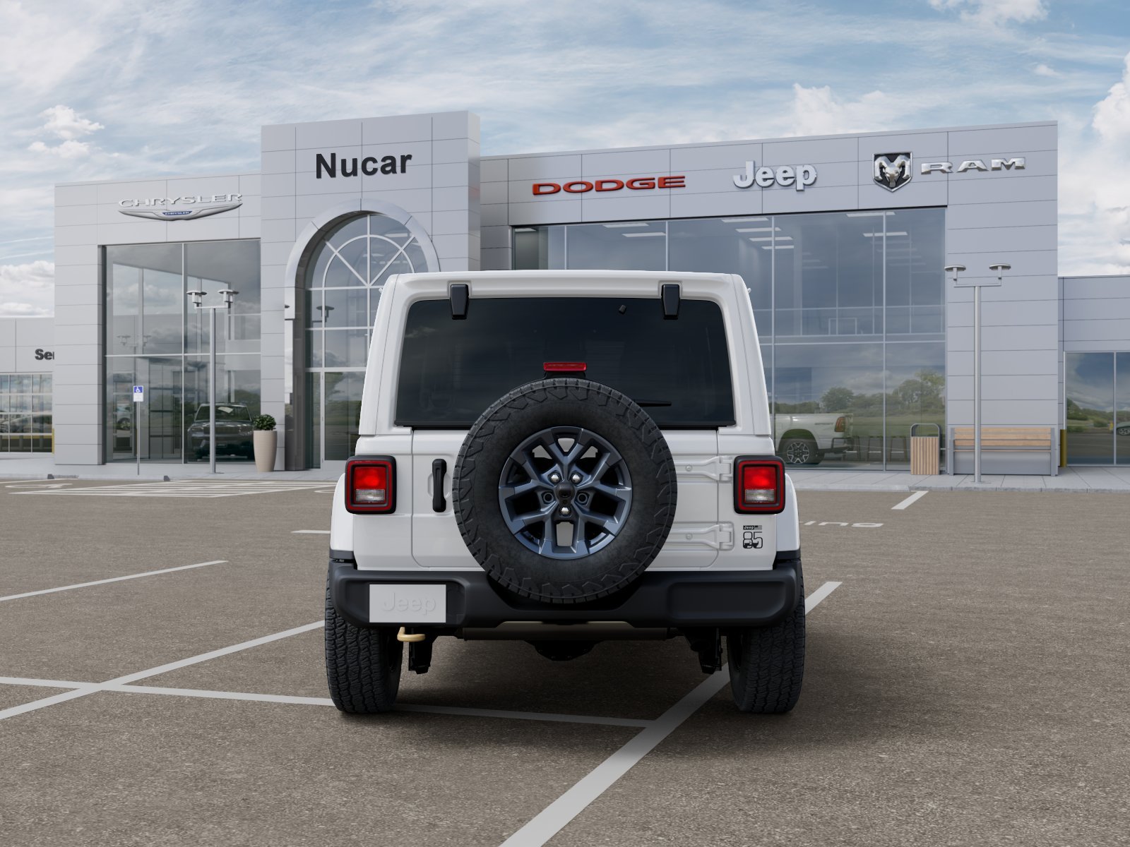 New 2026 Bright White Clearcoat Jeep 85th Anniversary Edition image 24