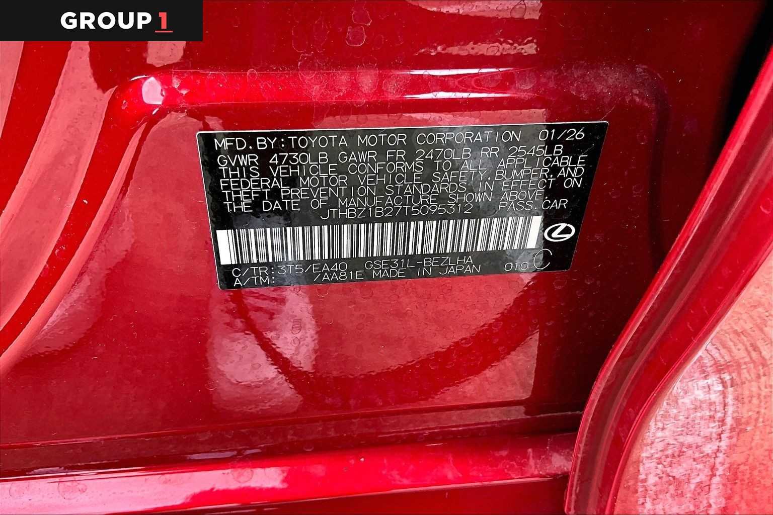 Certified Used 2026 Infrared Lexus F SPORT Design image 35
