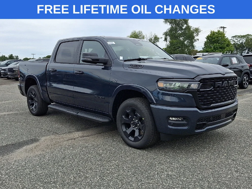 New 2027 Forged Blue Metallic Exterior Paint RAM Big Horn image 1