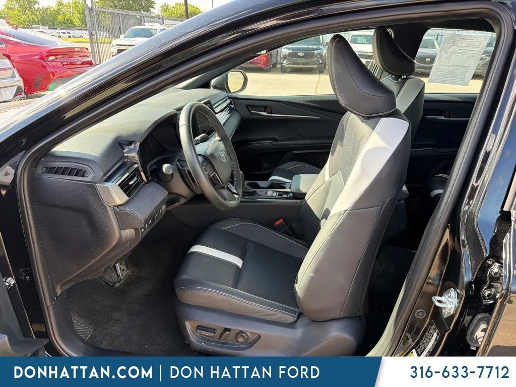 Used 2025 Black Toyota SE image 3