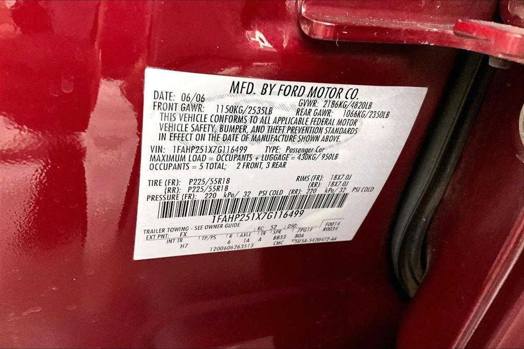 Used 2007 Red Ford Limited image 15