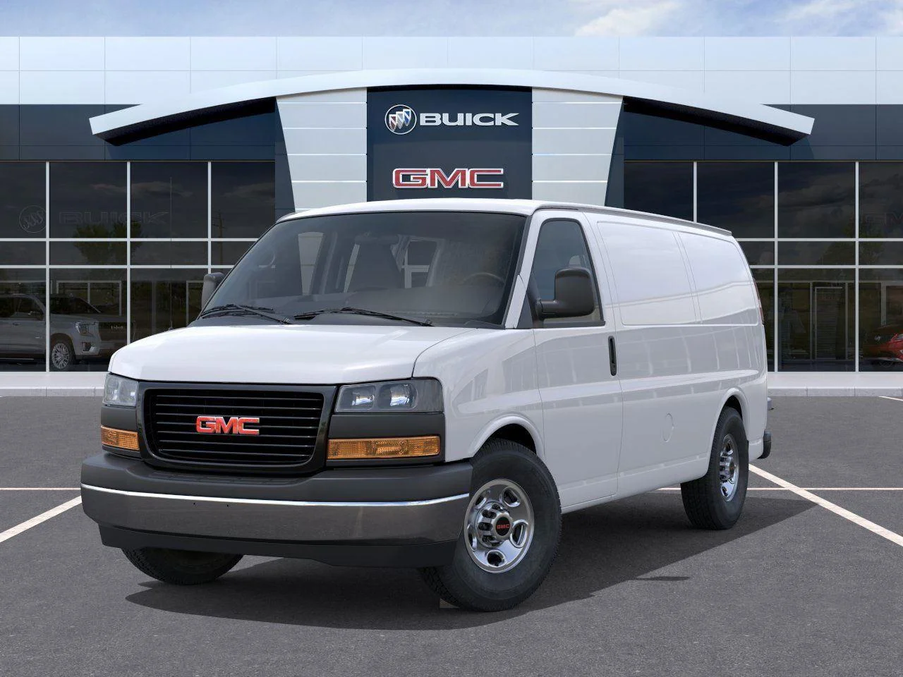 New 2026 Summit White GMC Work Van image 6