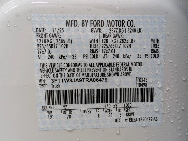 New 2026 Oxford White Ford XLT image 21