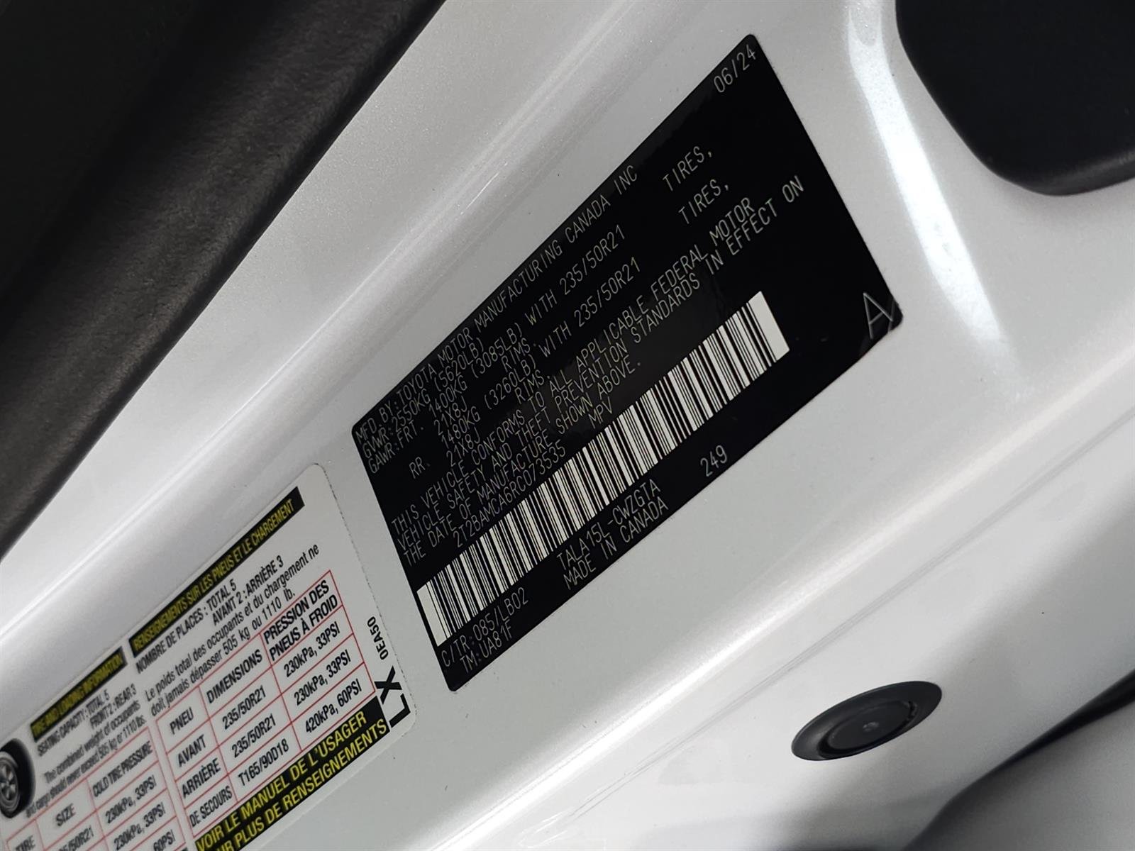 Certified Used 2024 White Lexus PREMIUM PLUS image 38