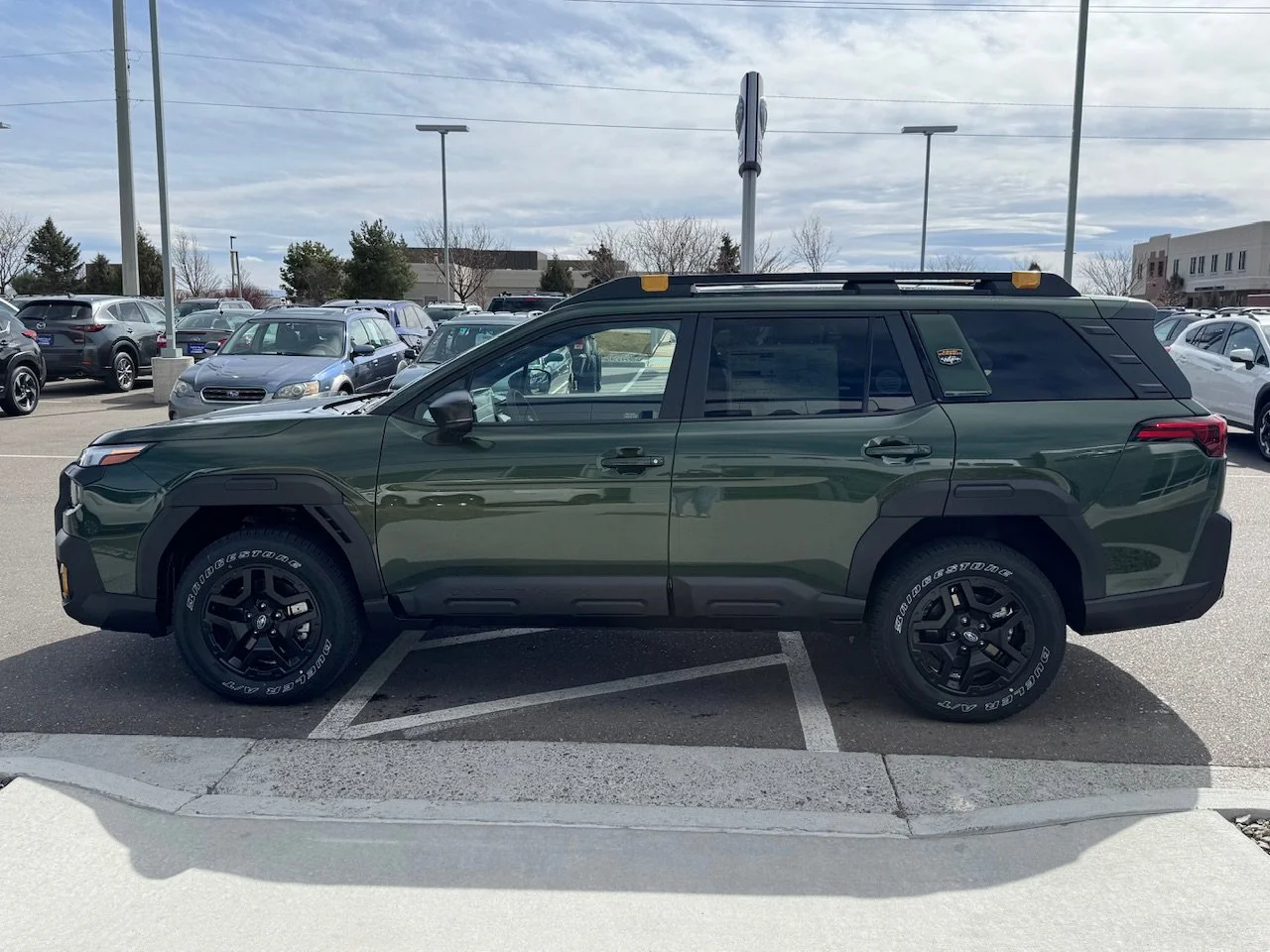 New 2026 Deep Emerald Green Pearl Subaru Wilderness image 4