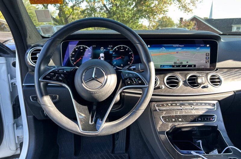 Certified Used 2023 Polar White Mercedes-Benz E 350 image 9