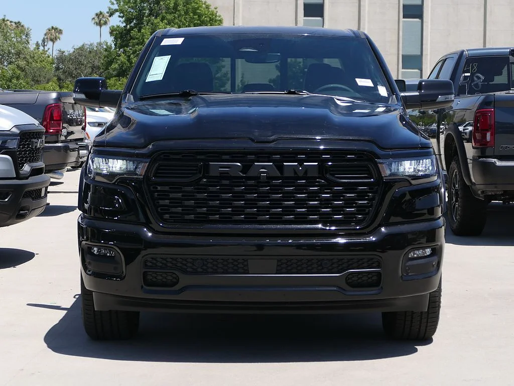 New 2026 Diamond Black Crystal Pearl Coat RAM Big Horn Crew Cab 4x4 5