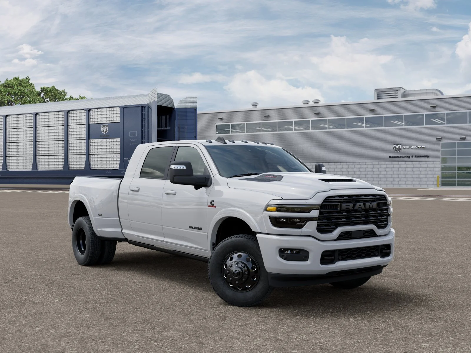 New 2026 Bright White Clear-Coat Exterior Paint RAM Limited image 3