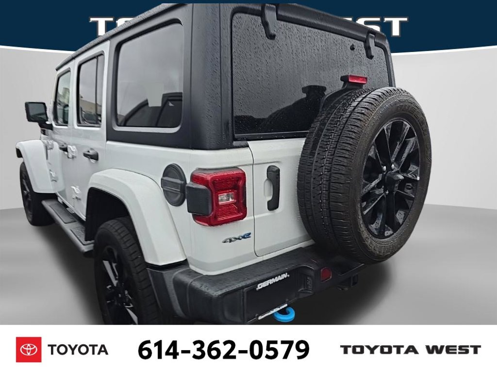 Used 2023 White Jeep Sahara 4xe image 4