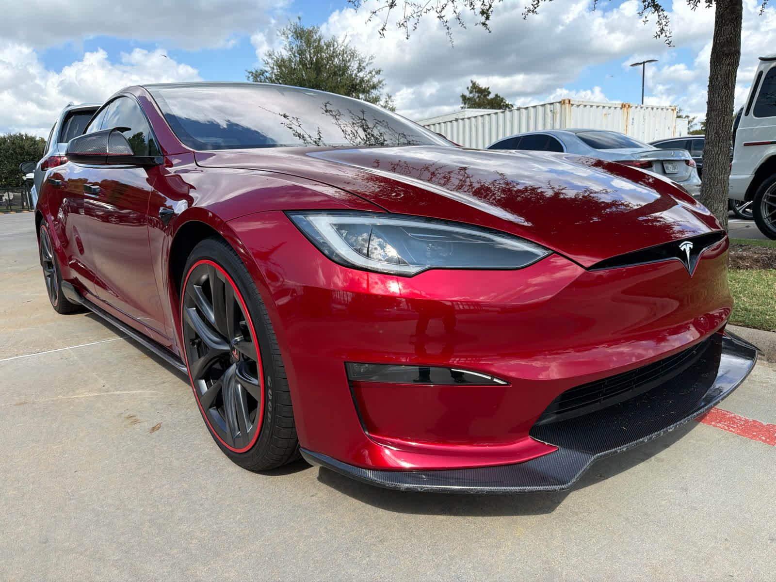Used 2023 Red Multi-Coat Tesla  image 5