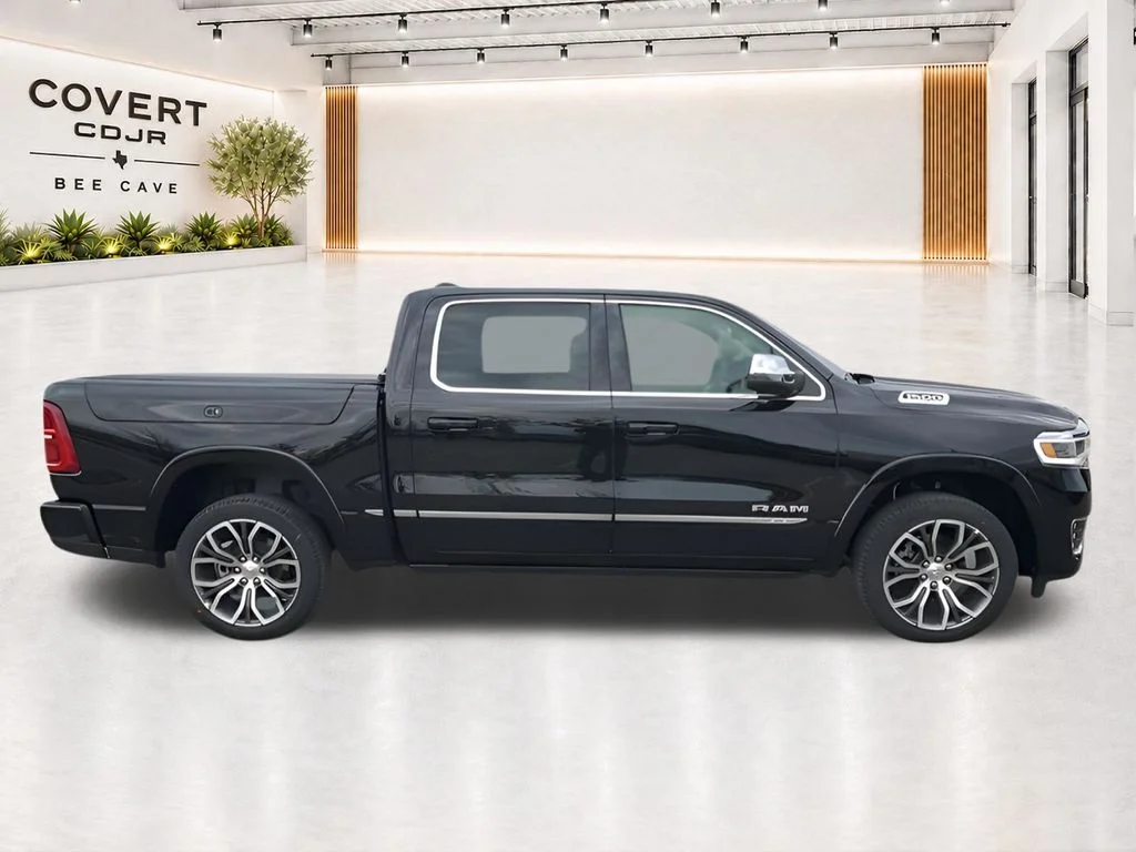 New 2026 Diamond Black Crystal Pearl-Coat Exterior Paint RAM Tungsten image 15