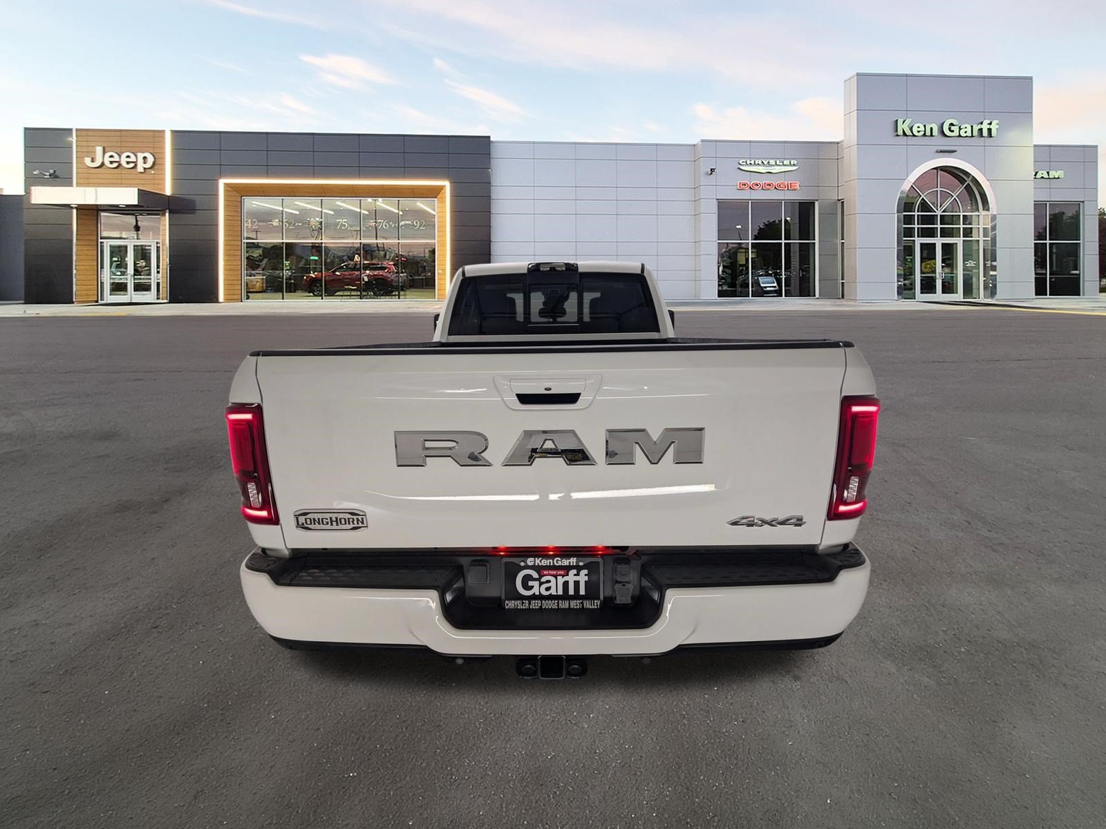 Used 2025 Bright White Clearcoat Ram Longhorn image 5