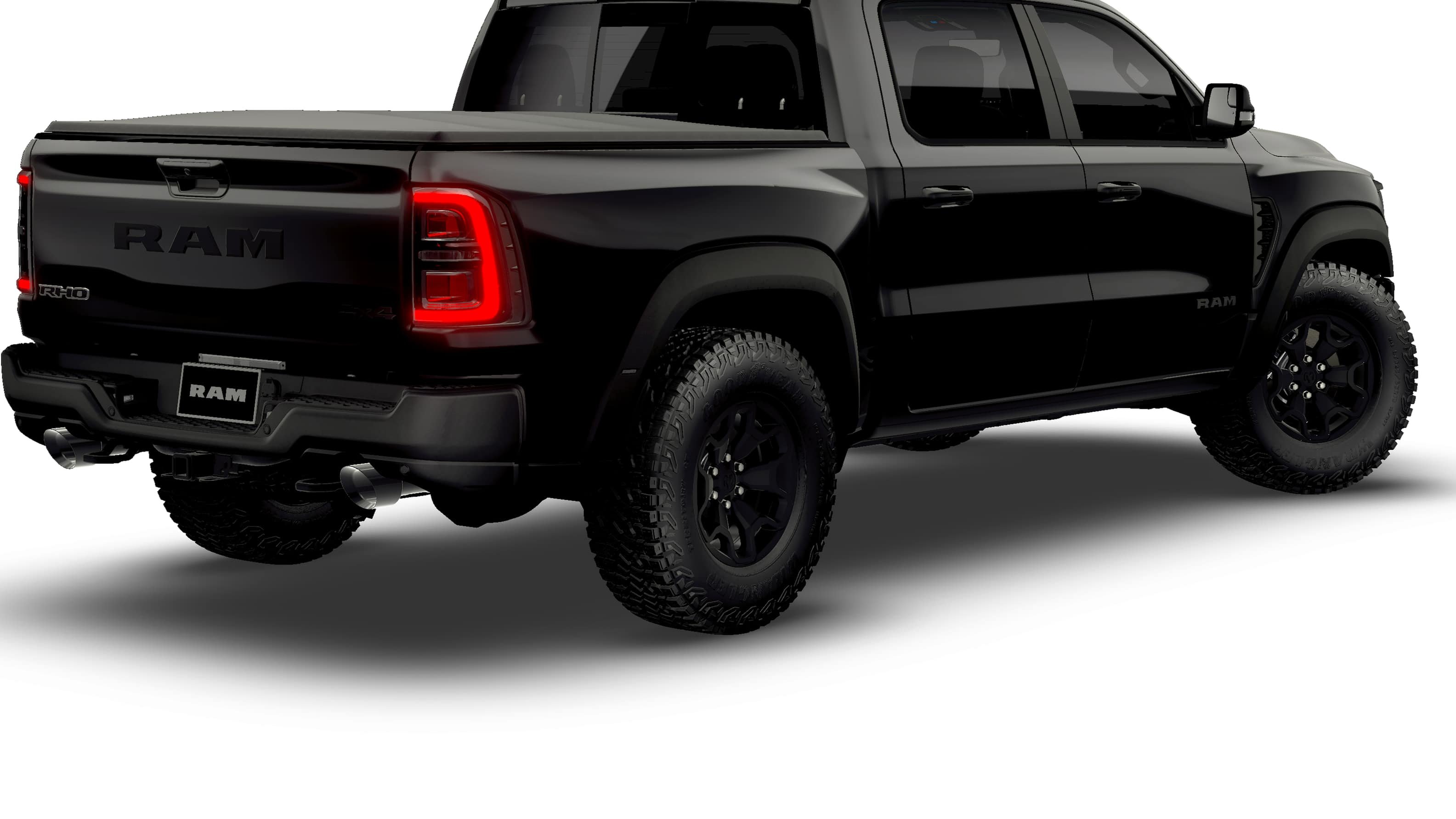 New 2026 Diamond Black Crystal Pearl-Coat Exterior Paint RAM RHO image 2