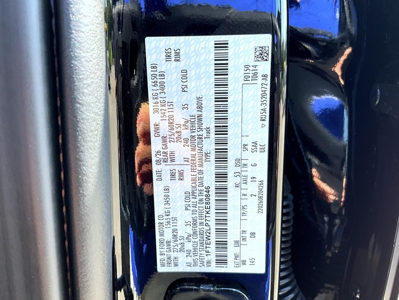 New 2026 Agate Black Metallic Ford STX image 27